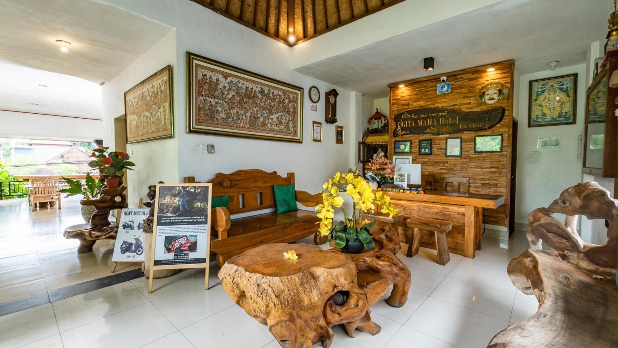 Gita Maha Ubud Hotel By Mahaputra-Chse Certified Екстериор снимка